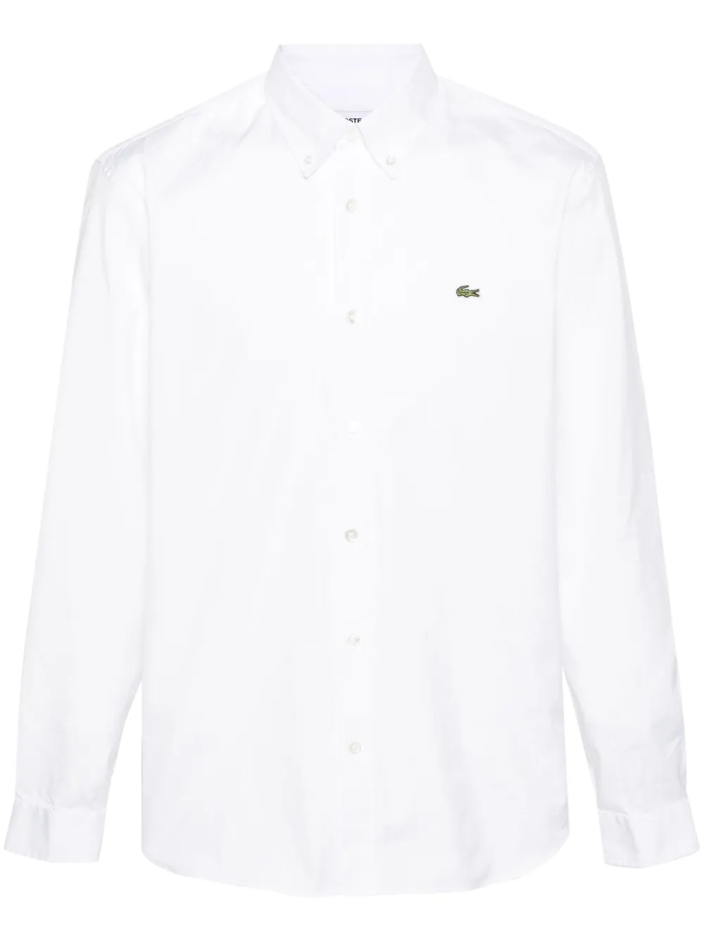 

Рубашка с нашивкой-логотипом Lacoste, белый