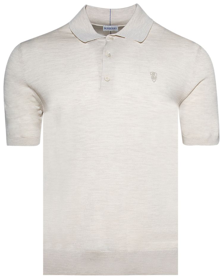 

Поло Burberry Wool Polo Shirt 'Nutmeg', кремовый