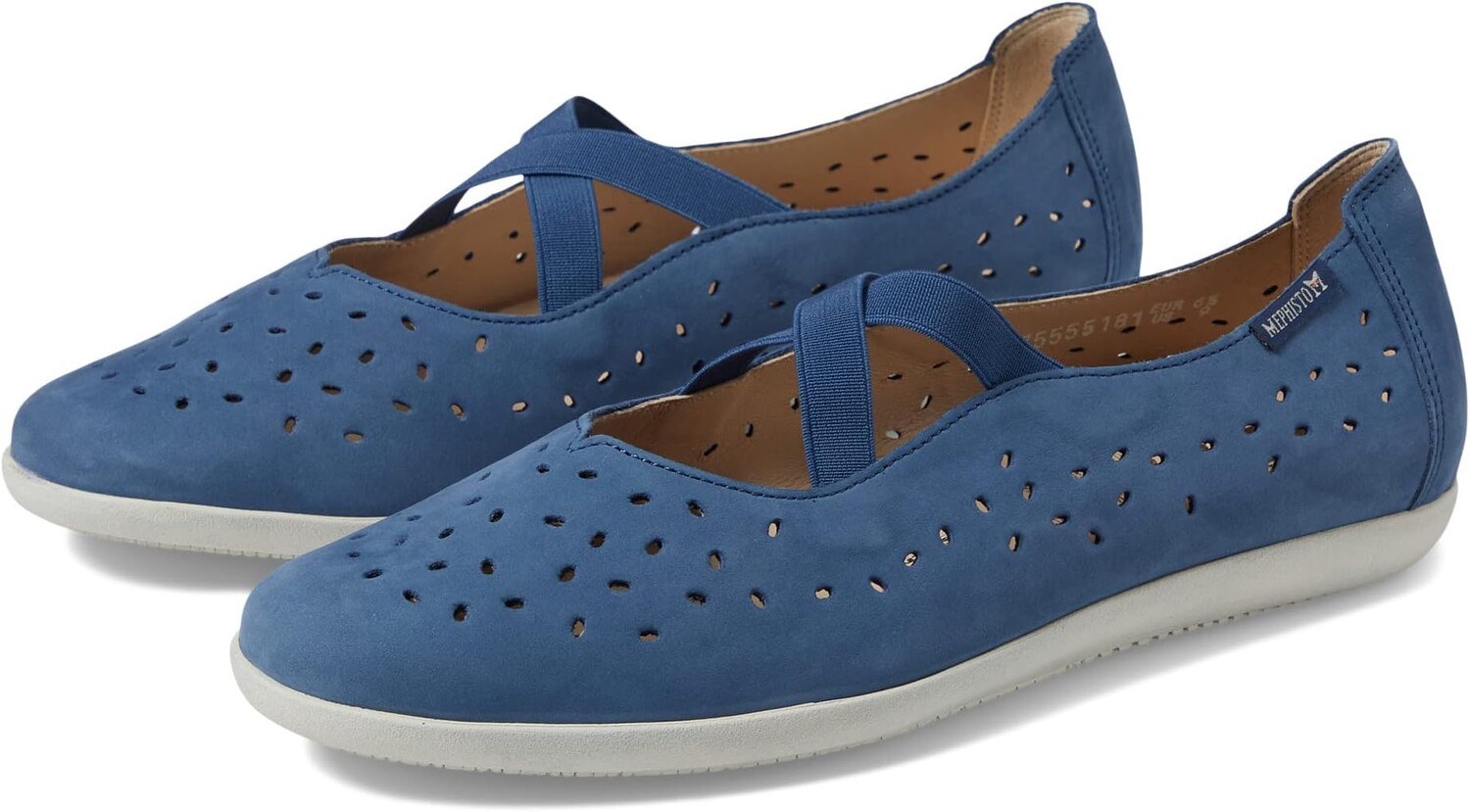 Балетки Karla Perf Mephisto, цвет Denim Nubuck