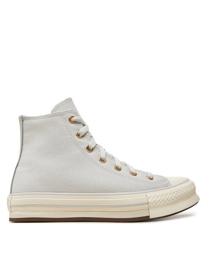 

Тканевые Кроссовки Converse Chuck Taylor All Star Eva Lift Platform Tonal Canvas A10382C Grau, серый/золотой