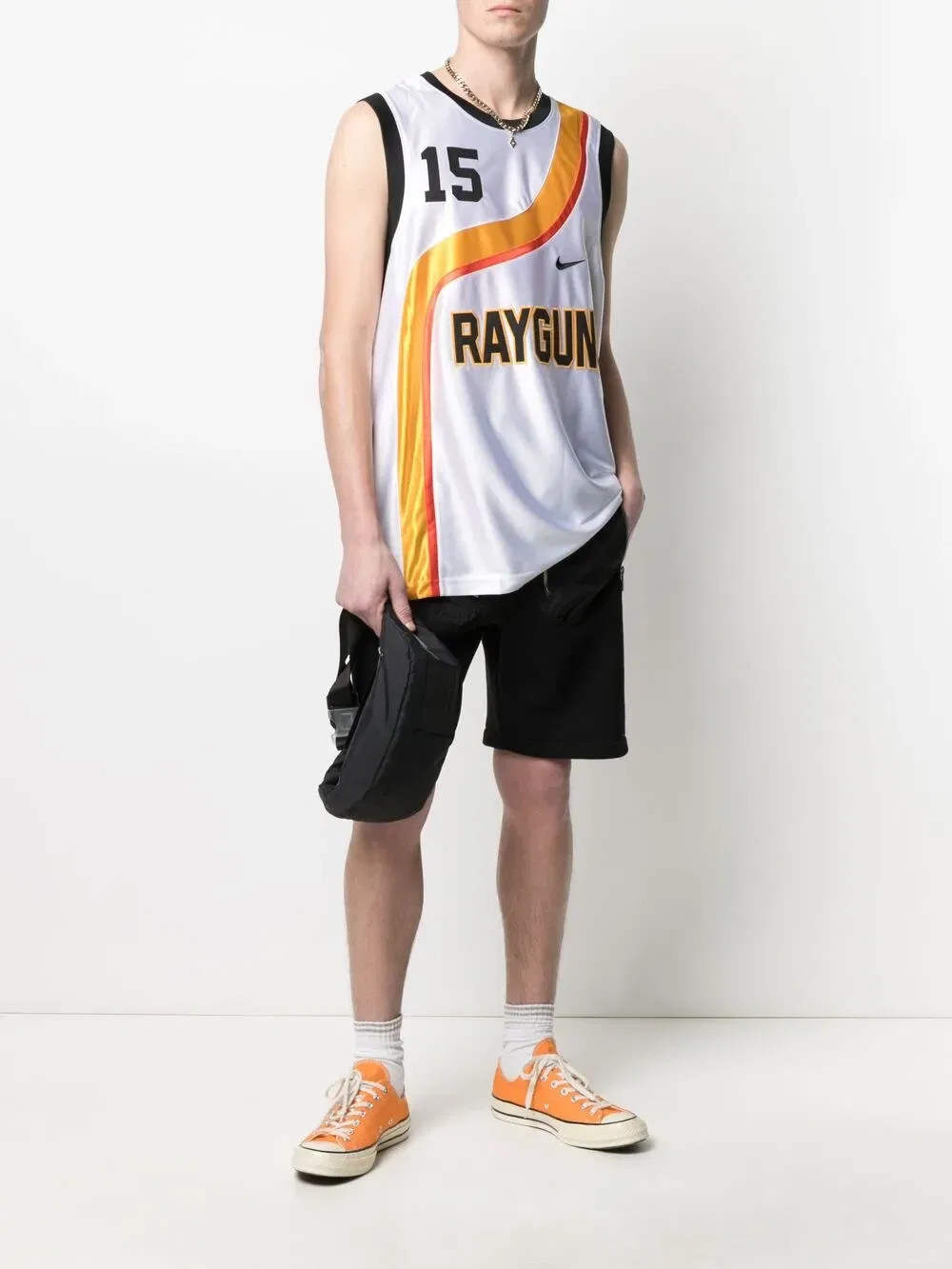 Майка баскетболиста Rayguns Nike, белый — фото 2