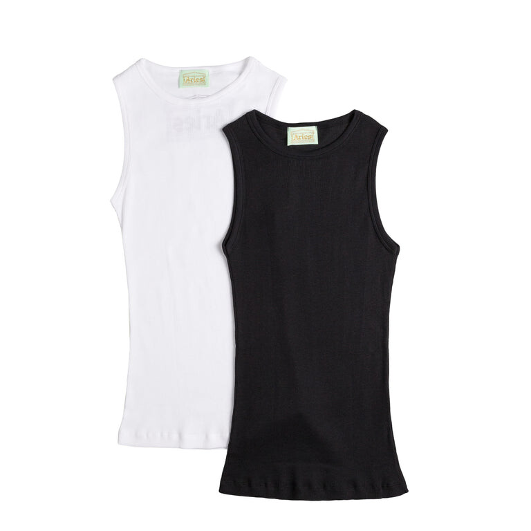 

Футболка Racer-Back Rib Vest Twin Pack Aries, белый