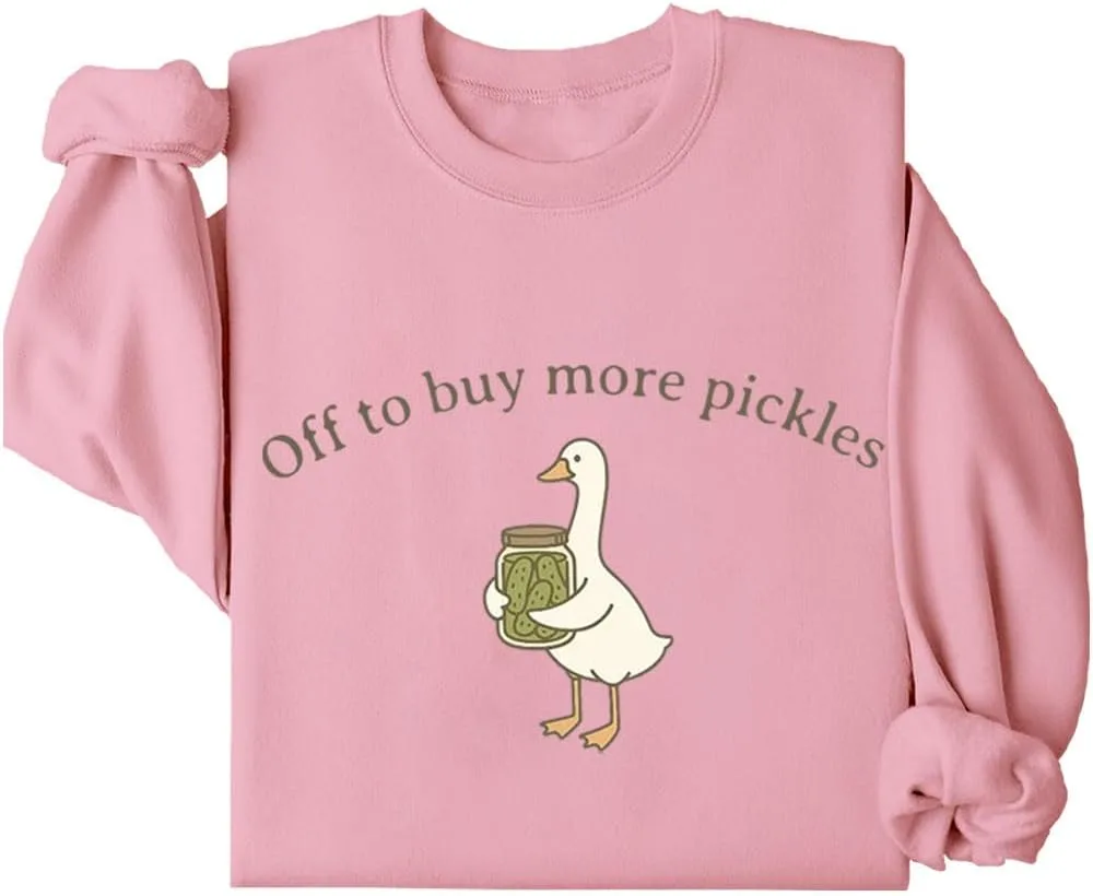 

Толстовка Pickle Goose с капюшоном Off to Buy More Pickles Kzggs