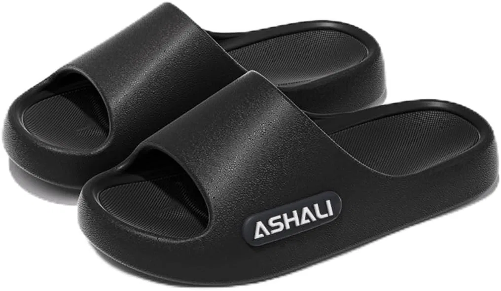 Сандалии нескользящие быстросохнущие мужские, черные ASHALI