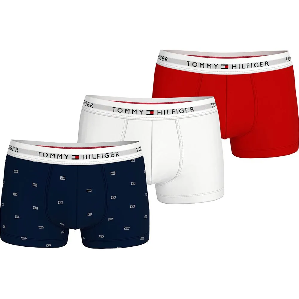 

Трусы-боксеры Tommy Hilfiger Print 3 units, разноцветный
