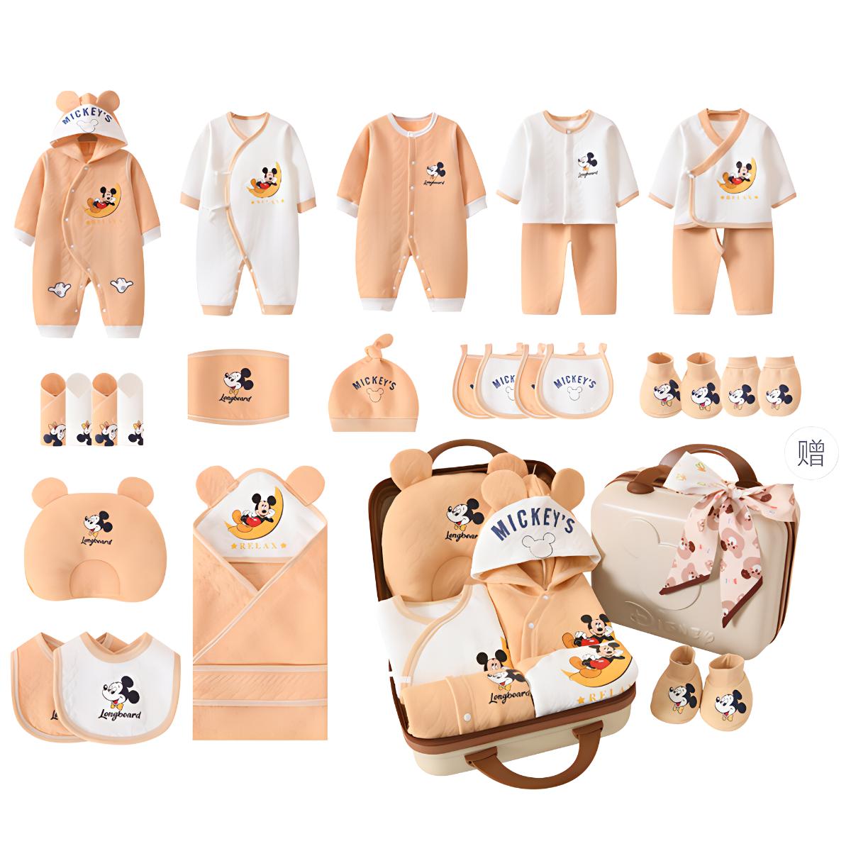 

Подарочная коробка для малышей и детей ясельного возраста Disney, [Thermal 26 Pcs Set Coffee]Password Suitcase