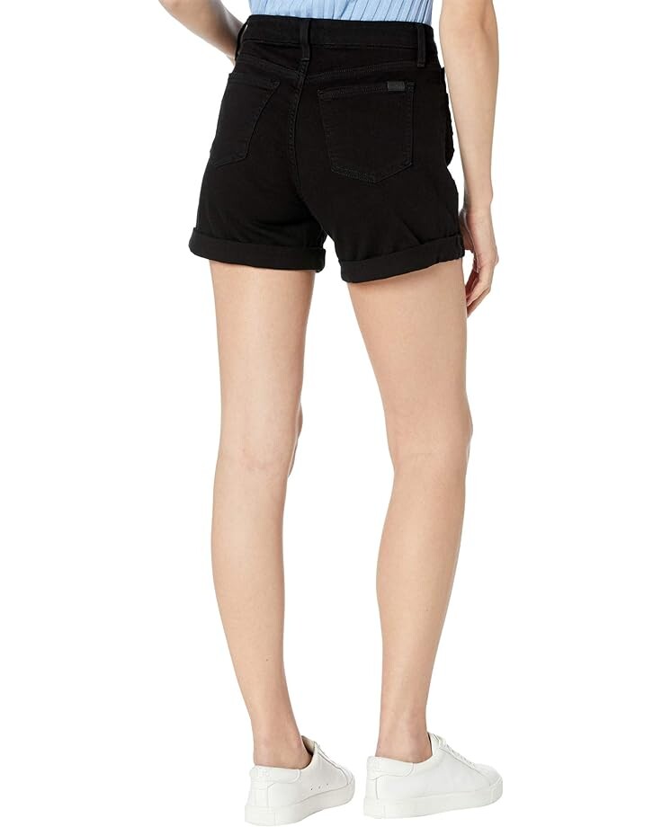 

Шорты JEN7 Mid Roll Shorts, черный