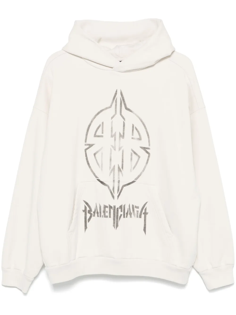 

Худи Metal BB BALENCIAGA, нейтральный