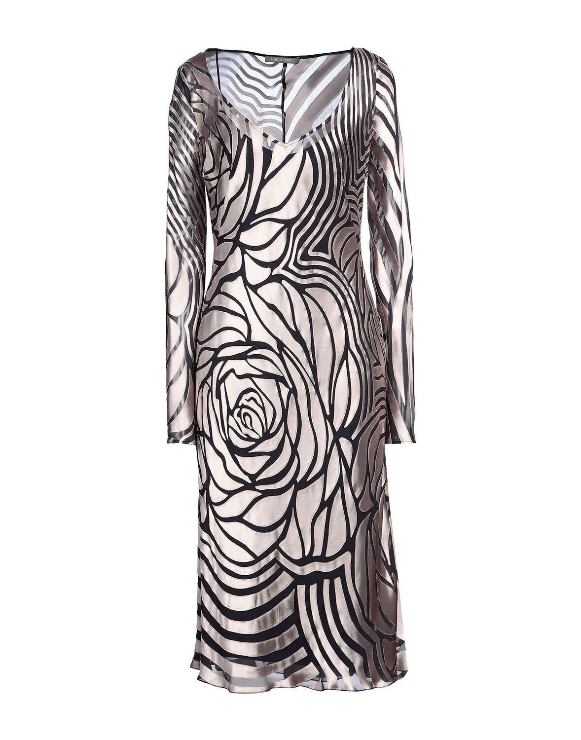 

Платье Alberta Ferretti, серый