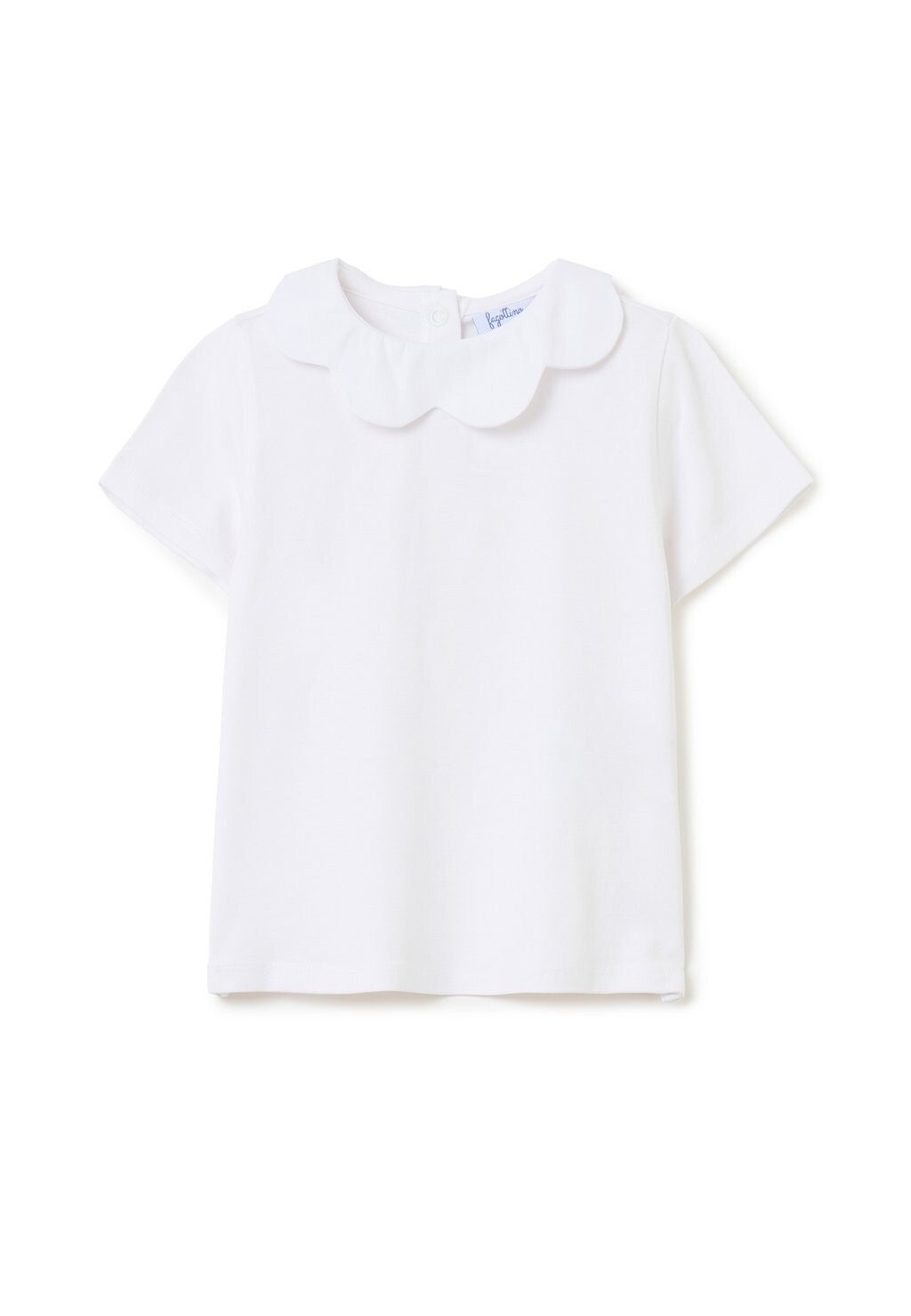 

Футболка базовая With Flower-Shaped Collar 2 Pack OVS, розово-белая