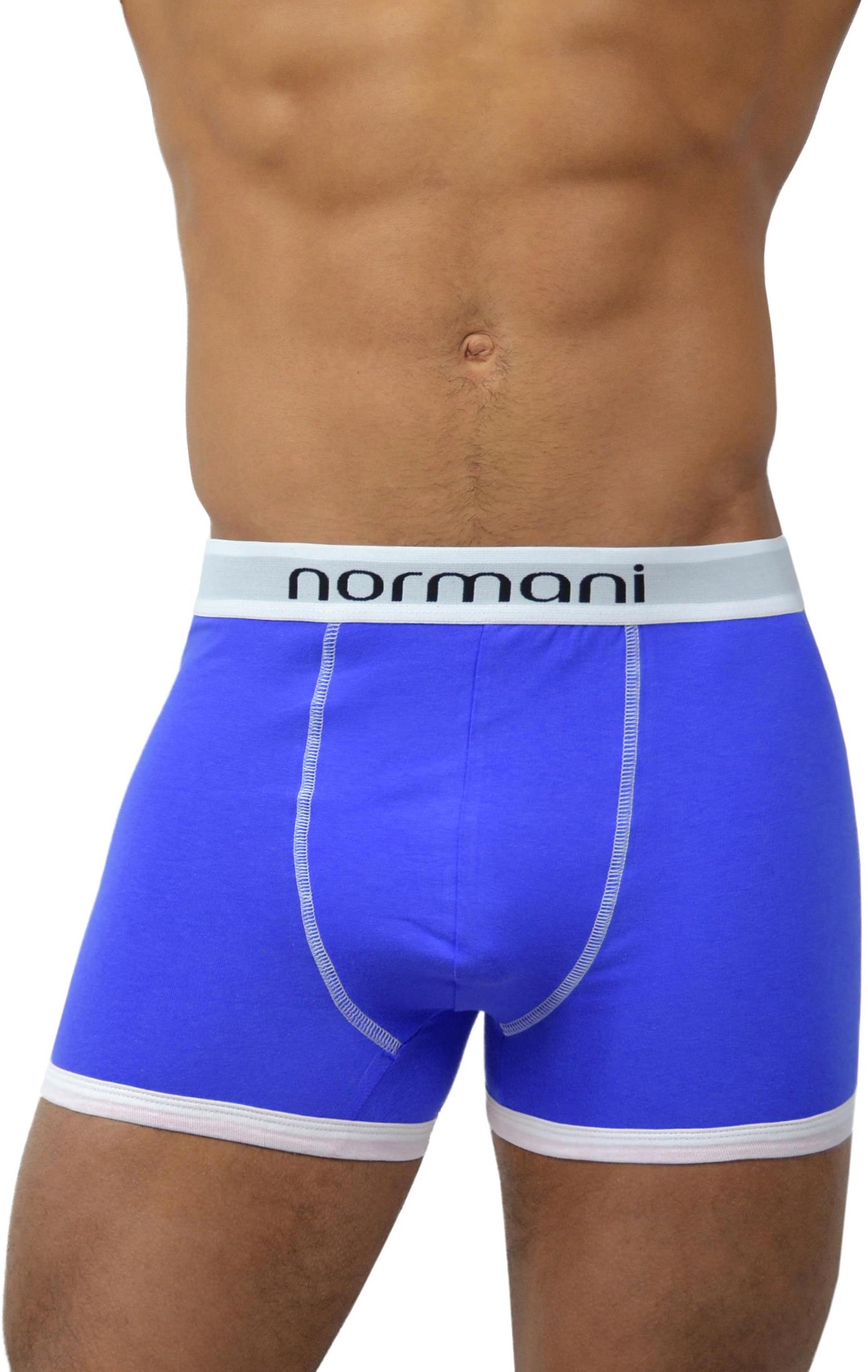 

Боксеры normani 6 Stück Retro Boxershorts aus Baumwolle, цвет Retro Blau