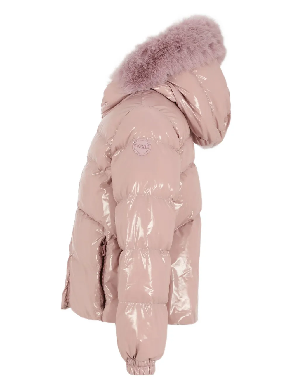Стеганая куртка с меховой отделкой Colmar Kids, розовый — фото 3