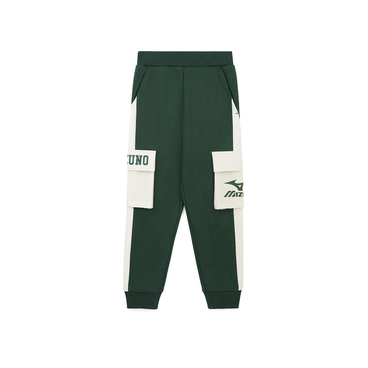 Mizuno Детские вязаные спортивные штаны army green