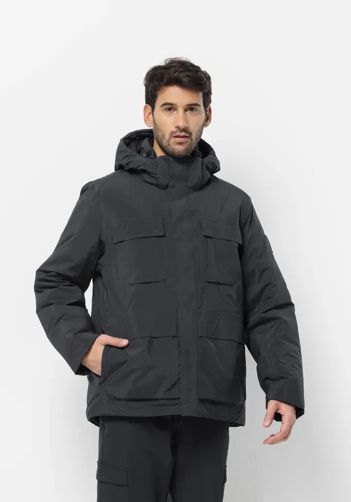 

Трекинговая куртка Jack Wolfskin "TEXTOR UTILITY JKT M", с капюшоном, цвет Phantom