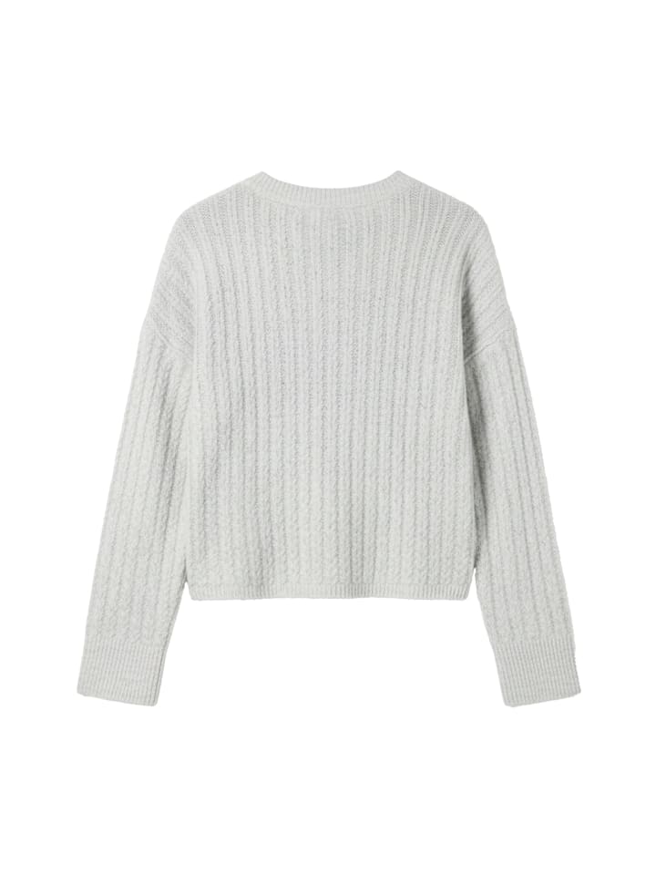 

Noisy may Современный вязаный свитер прямого кроя, серый