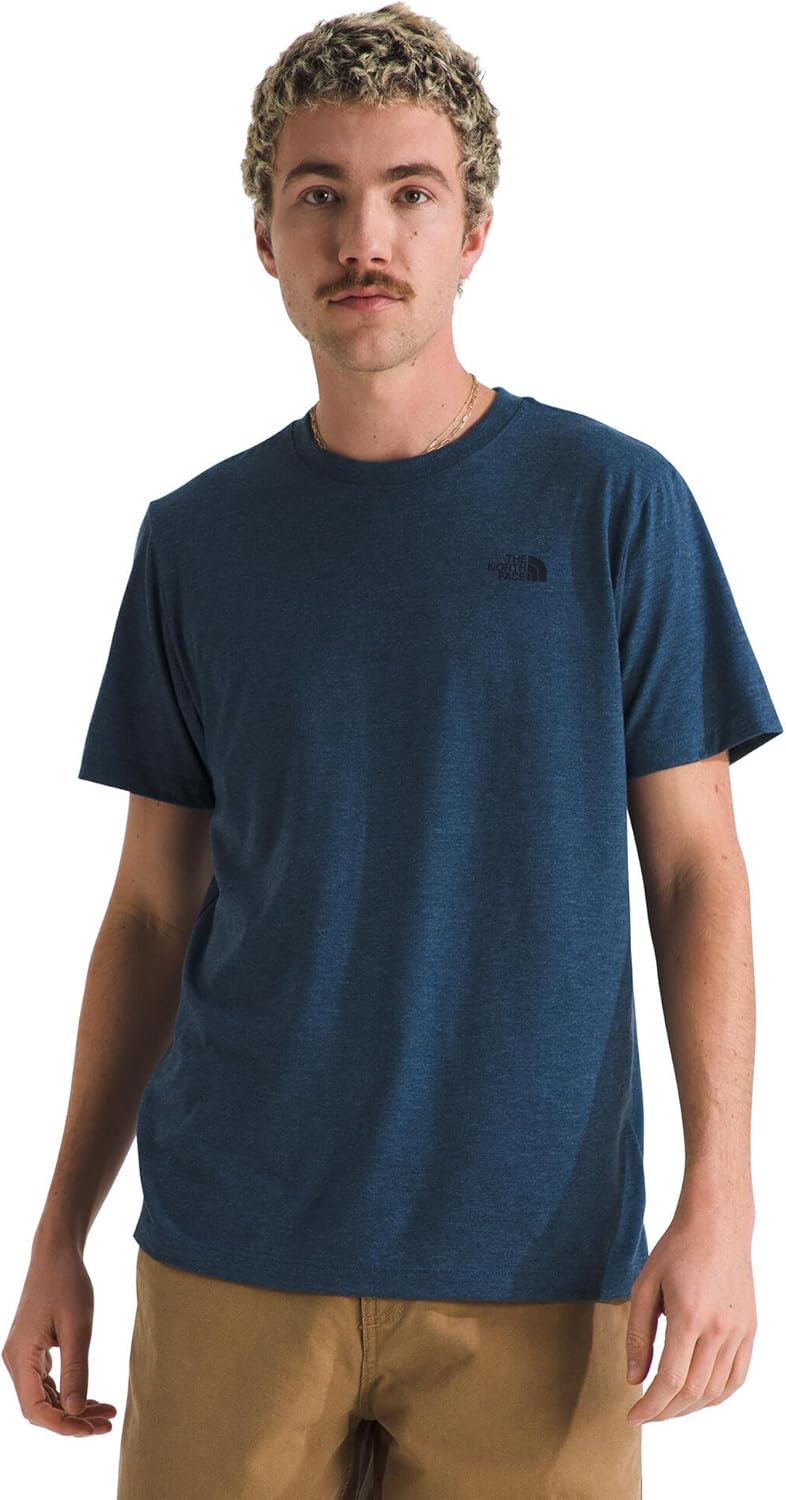 

Мужская футболка с коротким рукавом The North Face Tri-Blend, Shady Blue White Heather, Белый, Мужская футболка с коротким рукавом The North Face Tri-Blend, Shady Blue White Heather