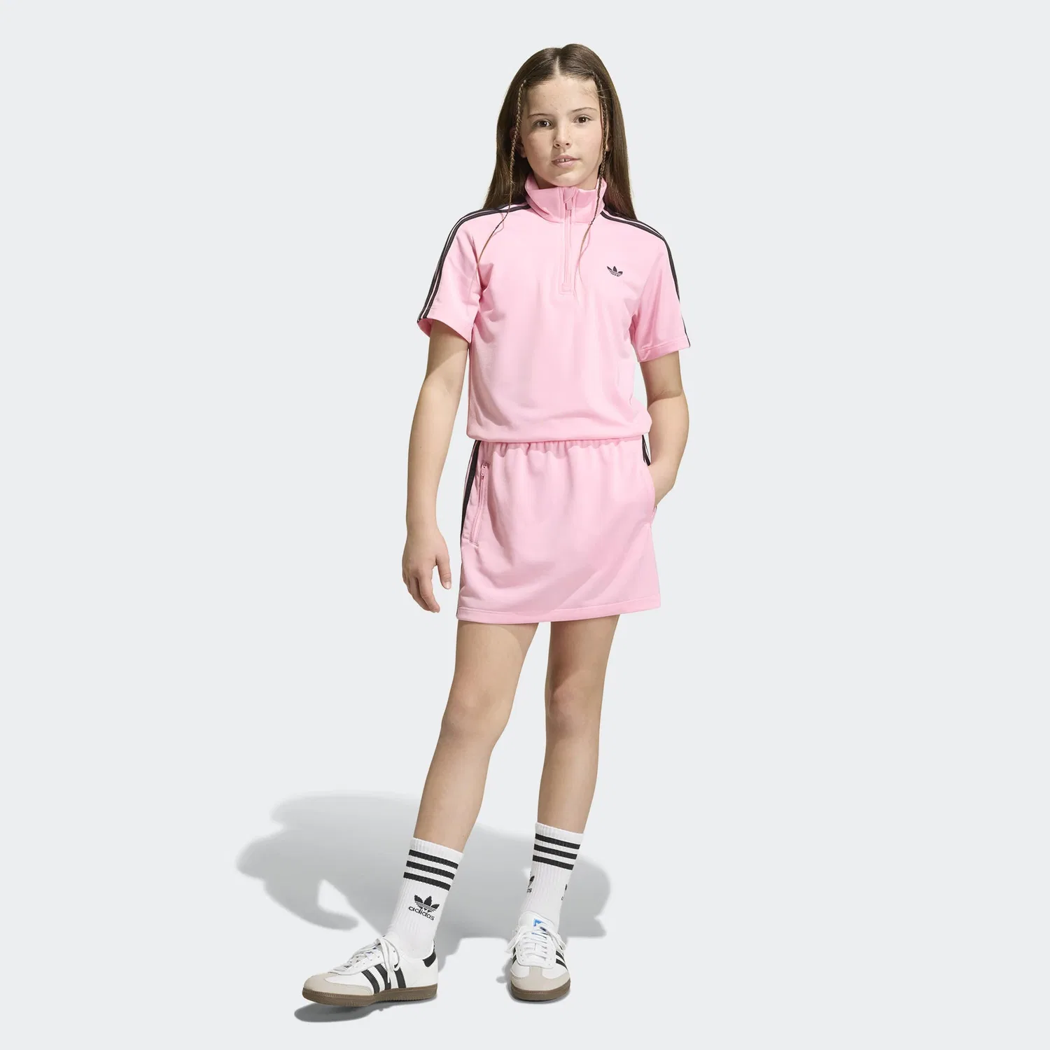 Платье Adidas Originals Жар-птица светло-розового цвета — фото 3