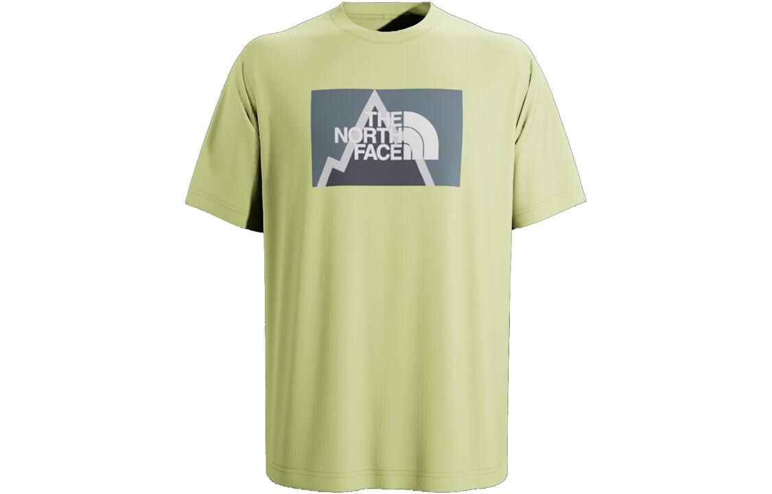 

Футболка унисекс зеленая The North Face, зеленый