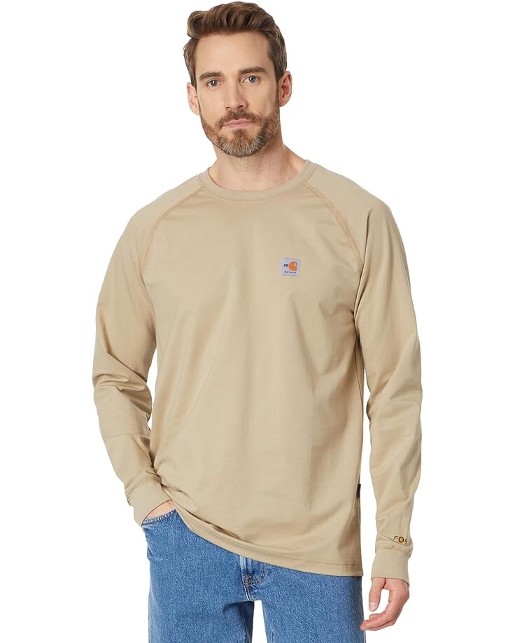 

Футболка Carhartt Flame-Resistant (FR) Force Long Sleeve, хаки