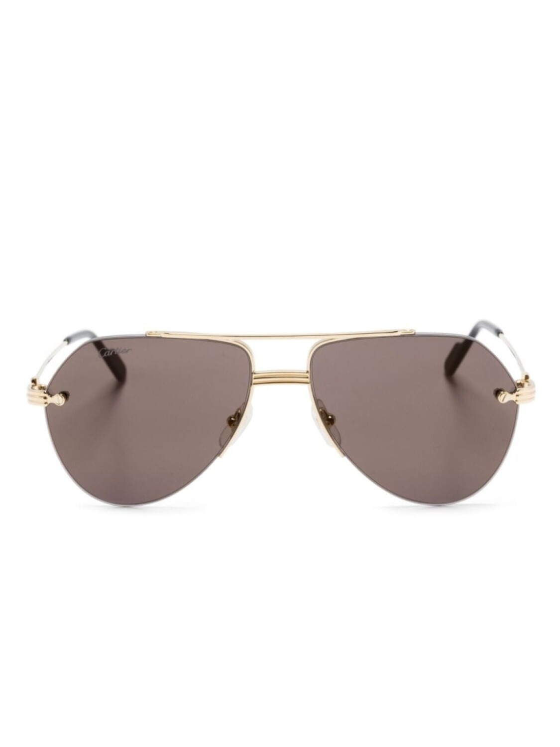 

Cartier Eyewear солнцезащитные очки-пилоты, золотистый