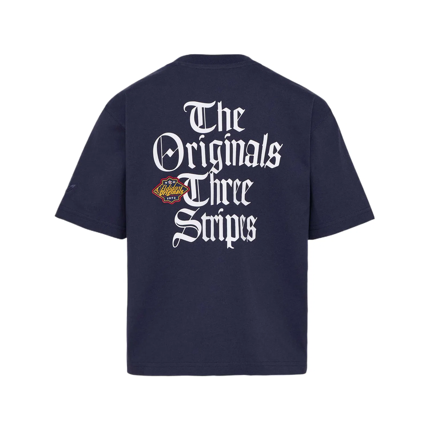 Детская футболка с круглым вырезом Adidas Originals, Dark Navy Blue — фото 3