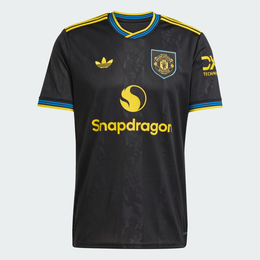 Джерси Adidas Manchester United 25/26 Third Jersey, черный — фото 4