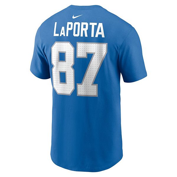Футболка мужская Sam LaPorta Detroit Lions с именем и номером Nike — фото 4