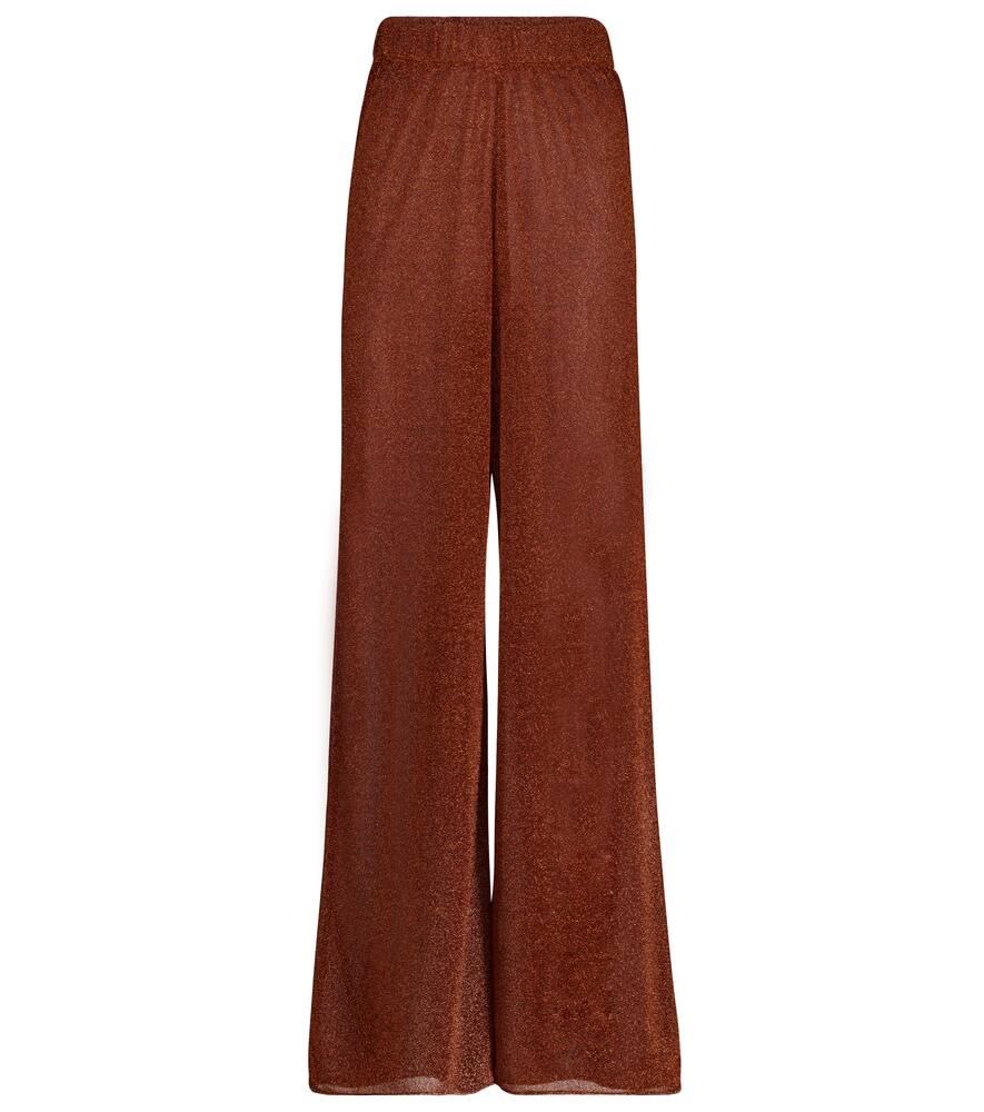 

Широкие брюки люмьер с высокой посадкой Oséree