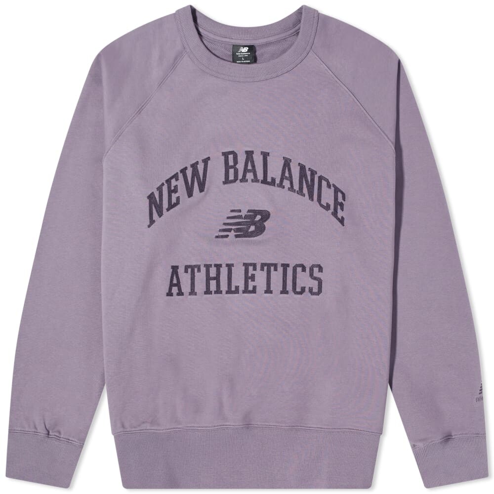 

Университетский флисовый свитер с круглым вырезом New Balance Athletics