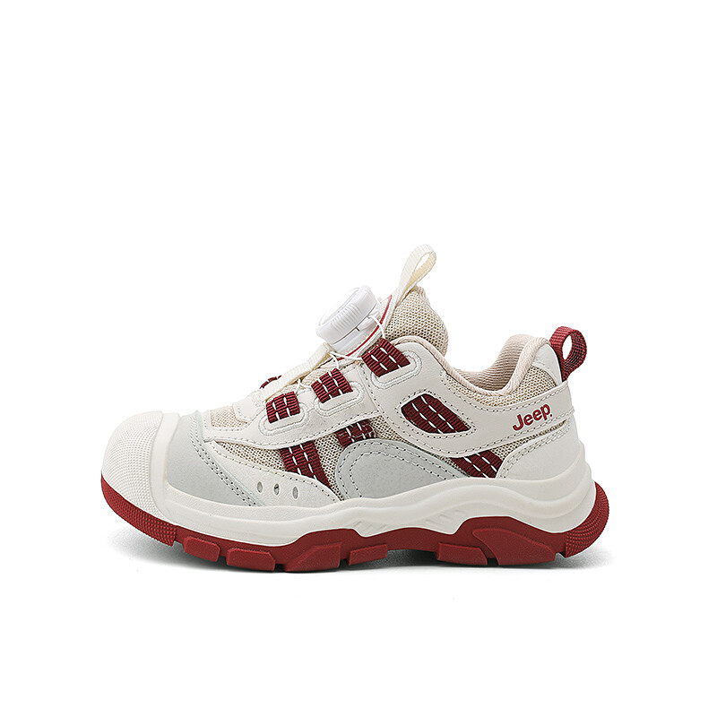 

Кроссовки Jeep Kids Lifestyle Shoes Kids Low-top Rice/burgundy, красный