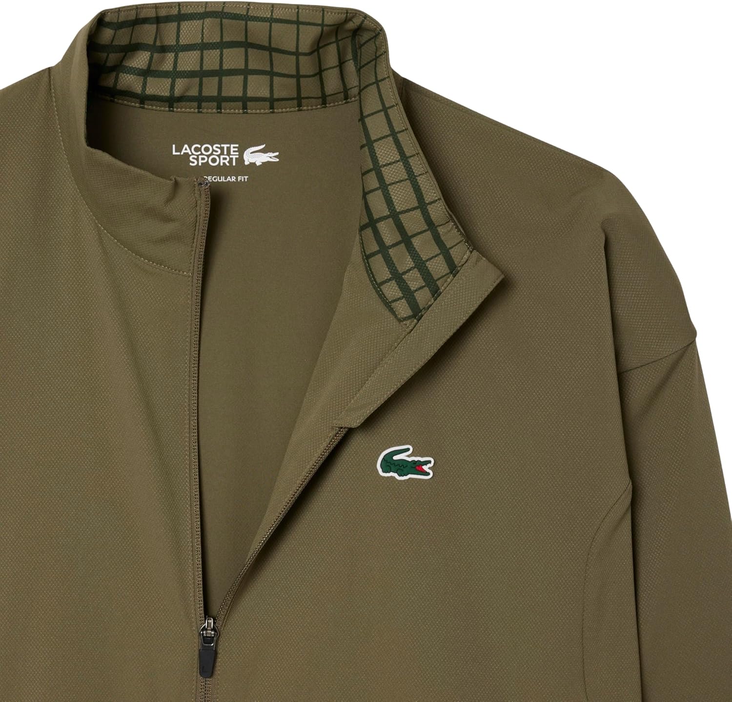 Мужской спортивный теннисный костюм Lacoste из тафты, Olive — фото 4