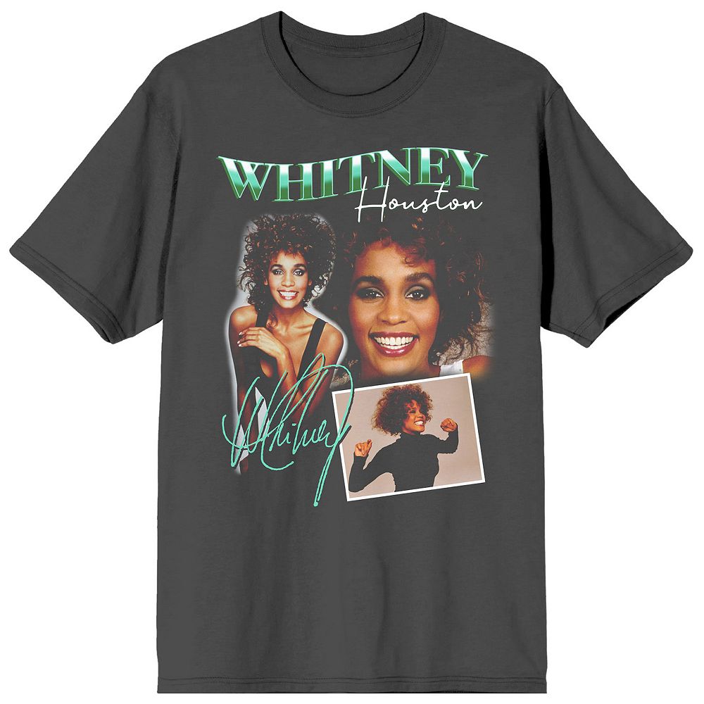 

Футболка с рисунком Whitney Houston для юниоров Licensed Character, черный