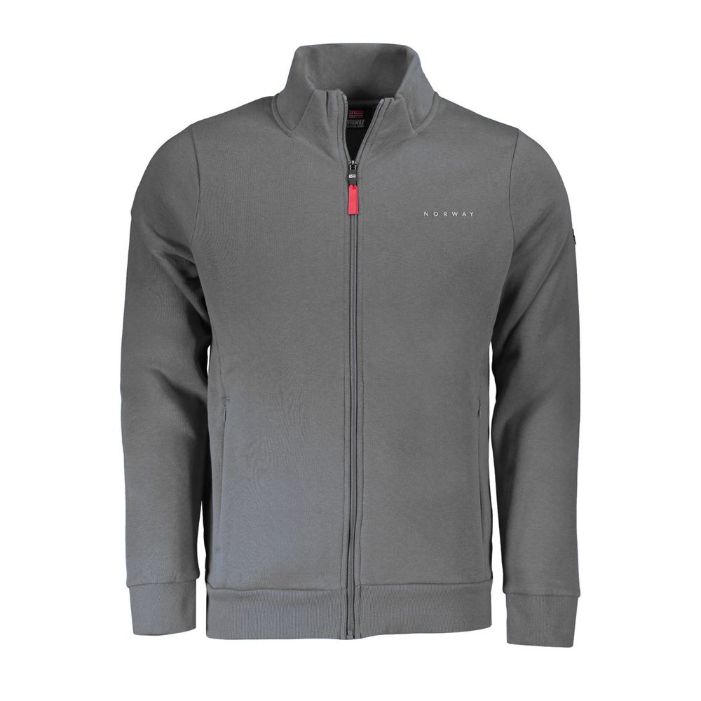 

Серая хлопковая мужская толстовка Geographical Norway
