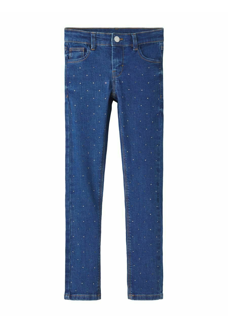 

Джинсы Slim Fit Strass Name it, цвет dark blue denim