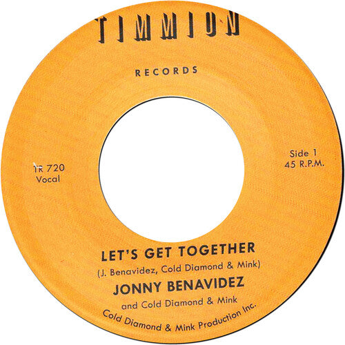 

Сингл 7" Benavidez, Jonny & Cold Diamond & Mink: Let's Get Together/Let's Get Together (Instrumental)