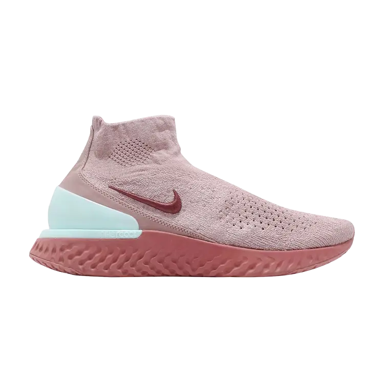 

Кроссовки Nike Wmns Rise React Flyknit 'Diffused Taupe', розовый