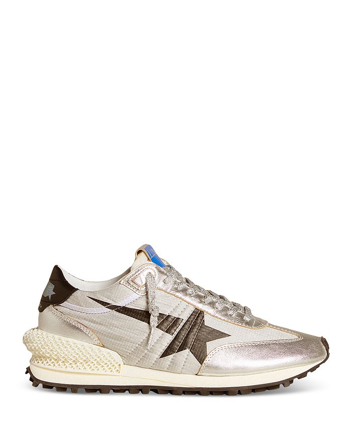 

Кроссовки для марафона для бега, мужские Golden Goose, серебряный