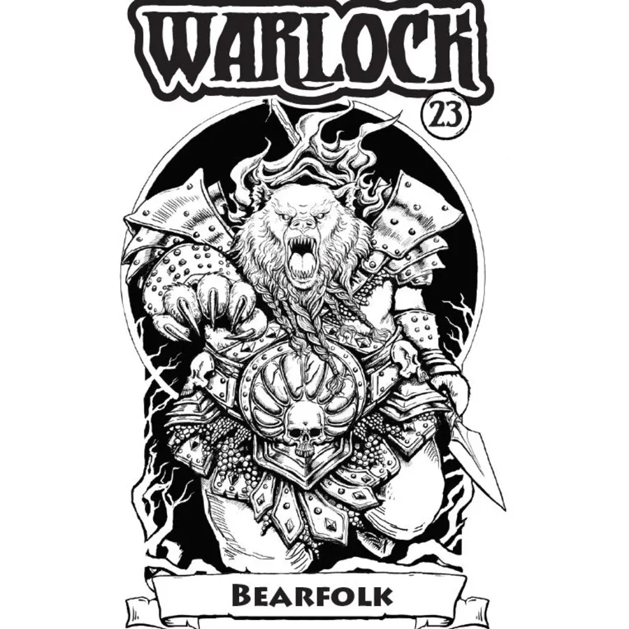 

Warlock #23 - Bearfolk, 5th Edition Dungeons & Dragons (Kobold Press), мягкая обложка