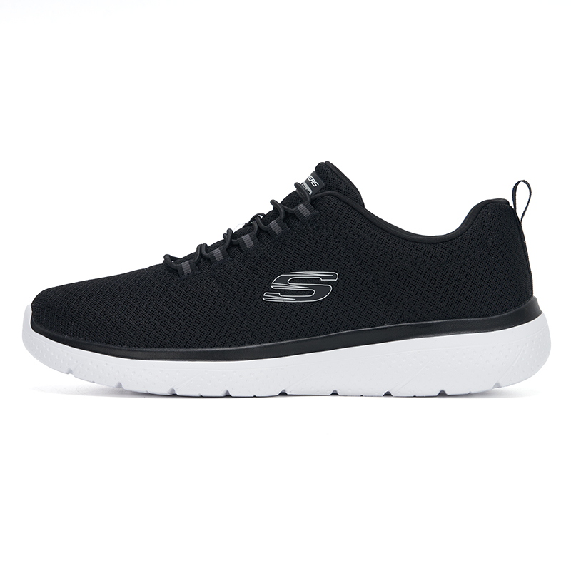 

Дышащие и легкие низкие повседневные туфли для мужчин Skechers, Black