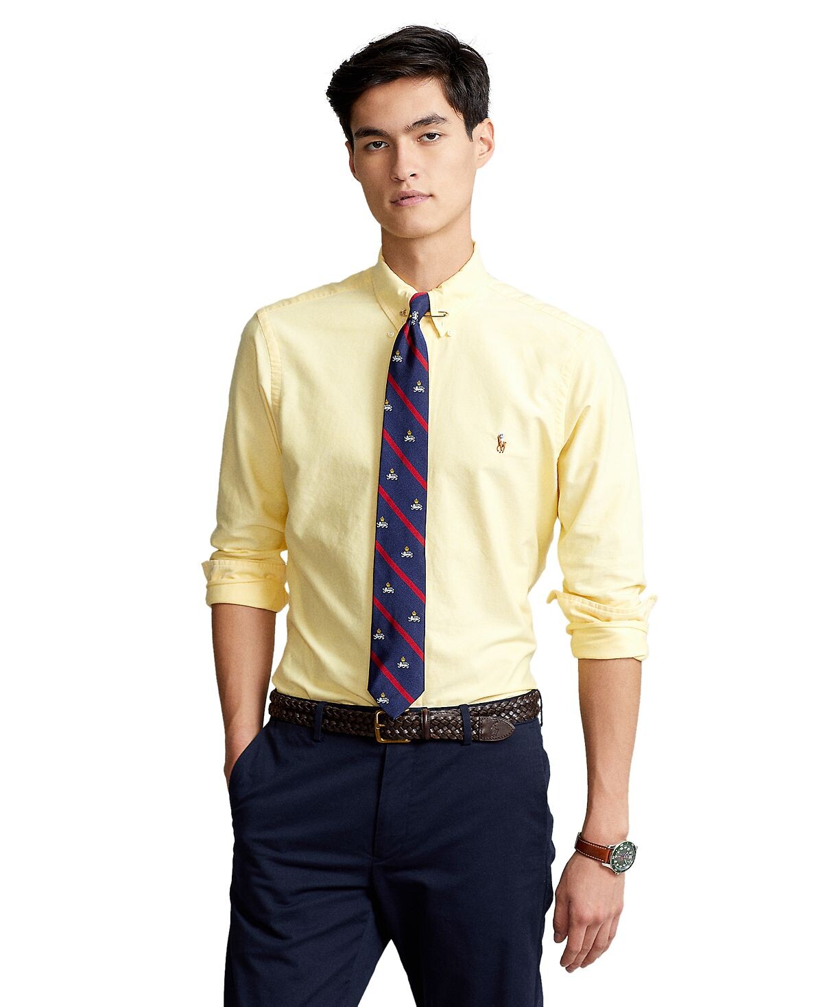 

Мужская оксфордская рубашка классического кроя с длинным рукавом Polo Ralph Lauren