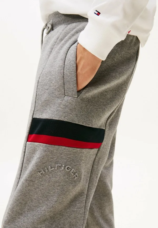 Вставка rwb в спортивные штаны Tommy Hilfiger, Medium Grey Heather — фото 4