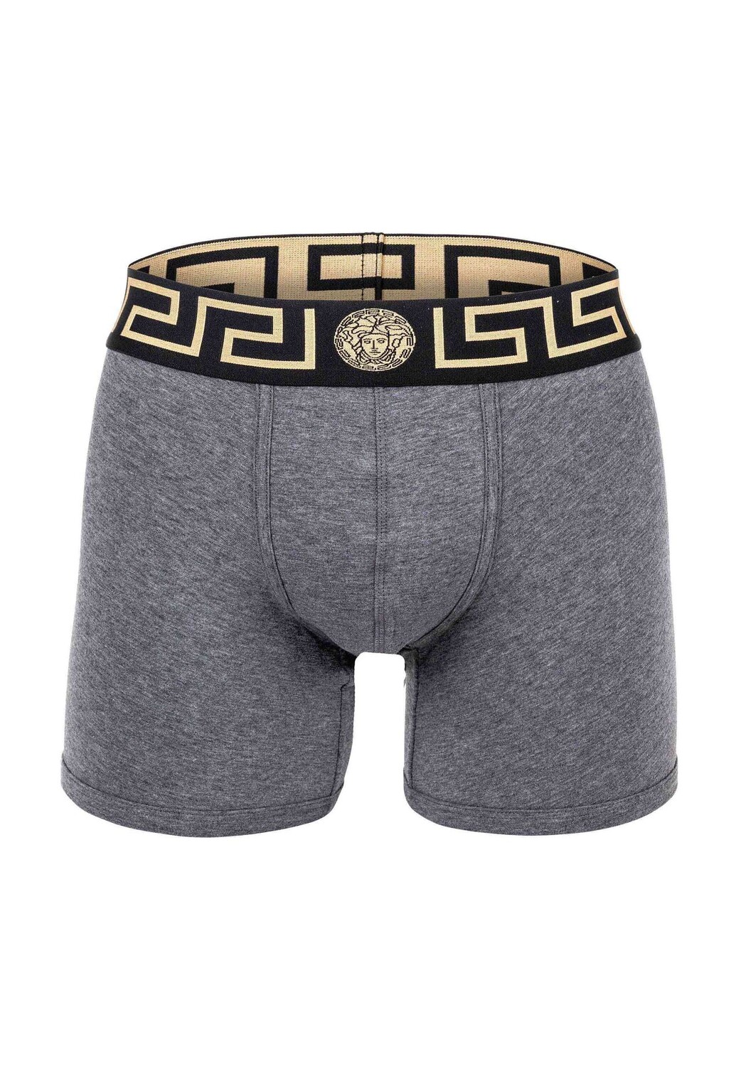 

Мужские боксеры - TOPEKA, бистрейч, натуральный хлопок, однотонные VERSACE, цвет Grau Schwarz