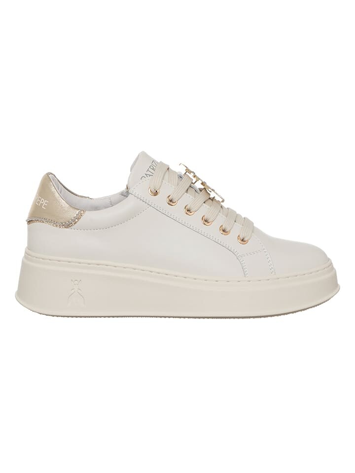 

Низкие кроссовки Patrizia Pepe Leder, цвет creme/gold