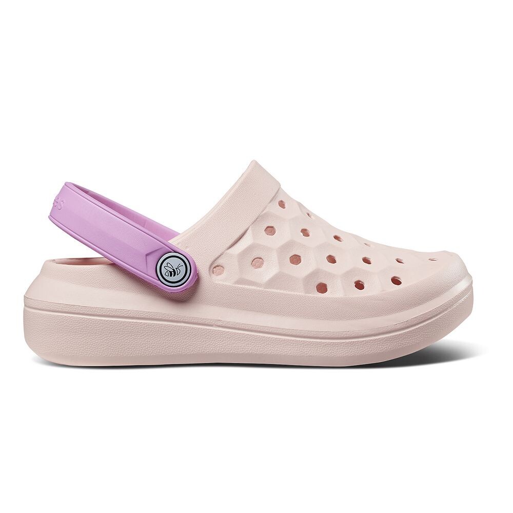 Разноцветные детские сабо Joybees Varsity Kids, цвет Blue Iris Sky Blue — фото 2
