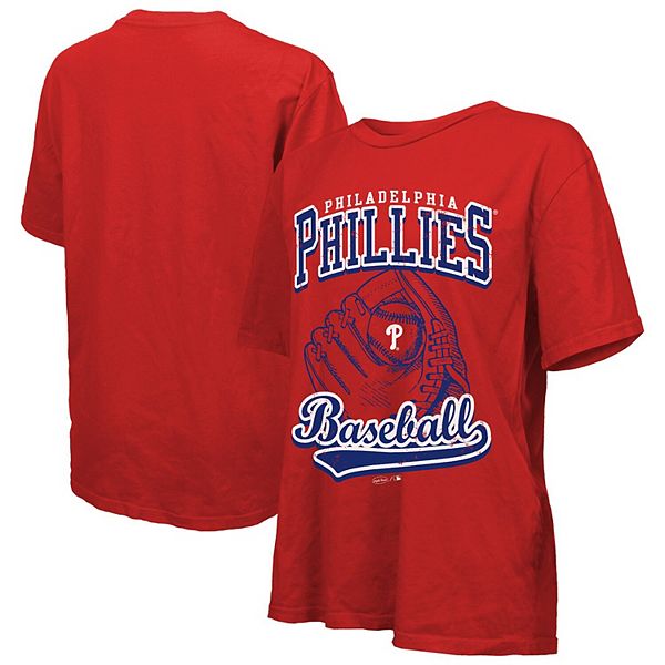 

Женская красная футболка philadelphia phillies oversized first base Majestic Threads, Красный, Женская красная футболка philadelphia phillies oversized first base Majestic Threads