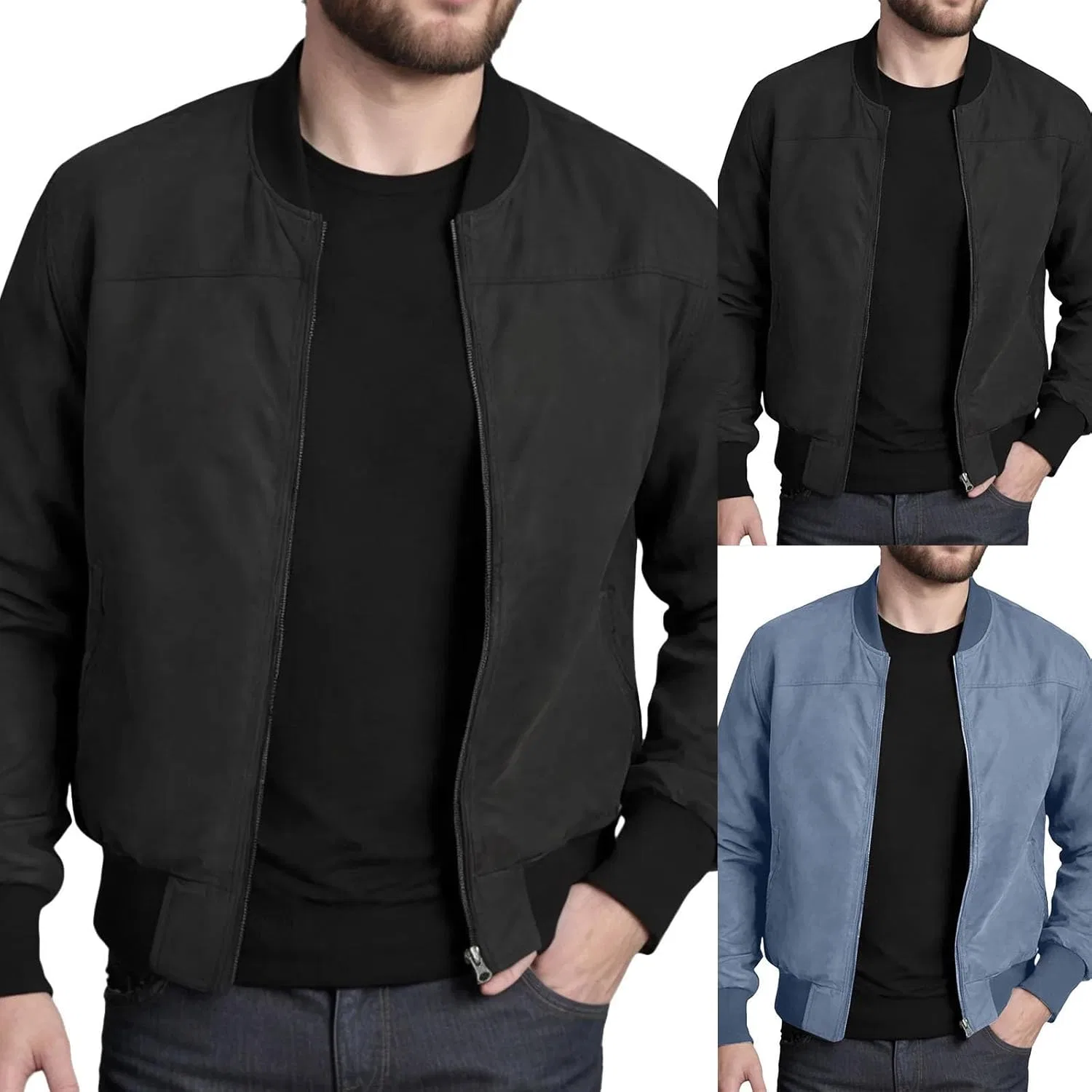 Мужская куртка Active Track Jacket, Sky Blue — фото 4