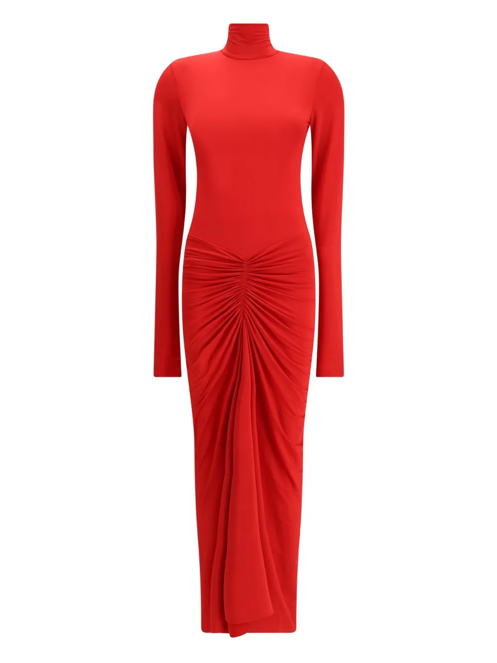 

Платье Warwick с водолазкой и драпировкой The Andamane, красный