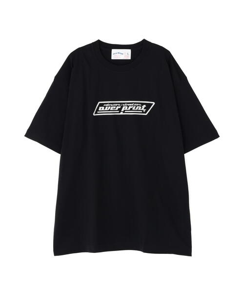 

Футболка с принтом, стандартный крой Over print, черный