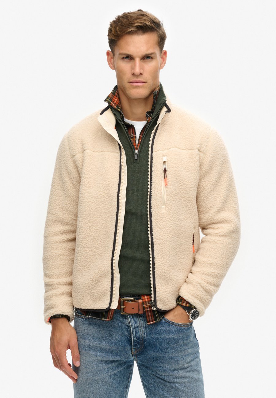 

Флисовая куртка Superdry & Co FULL ZIP , Oatmeal Beige/Beige