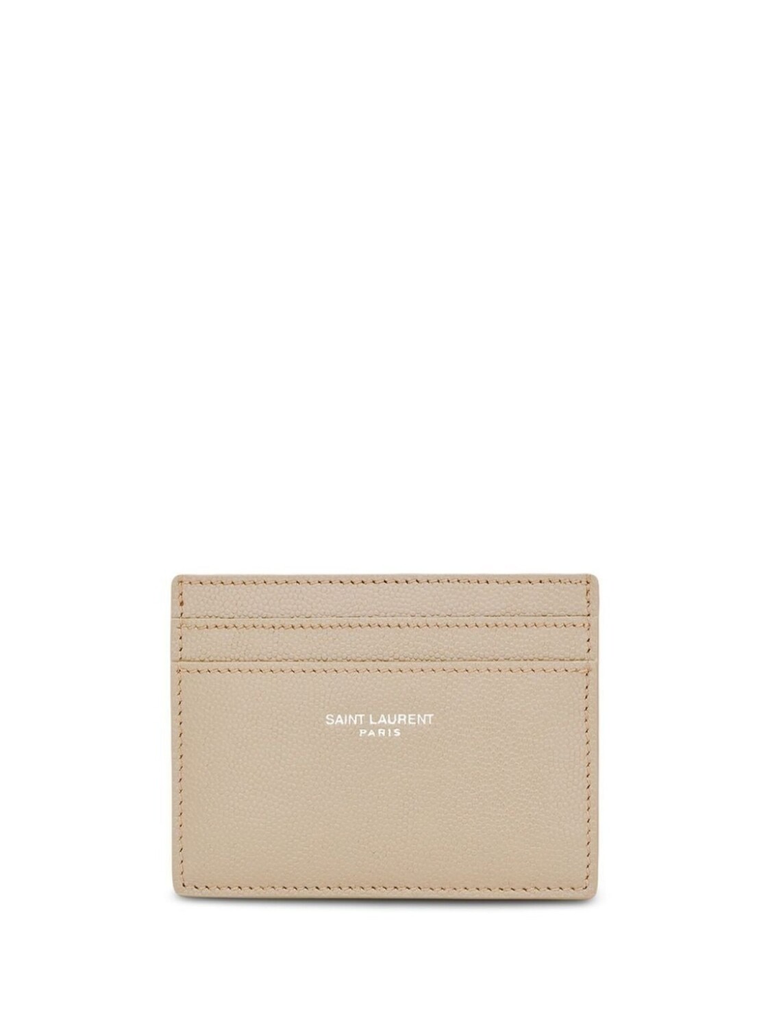 

Saint Laurent картхолдер с логотипом, нейтральный цвет